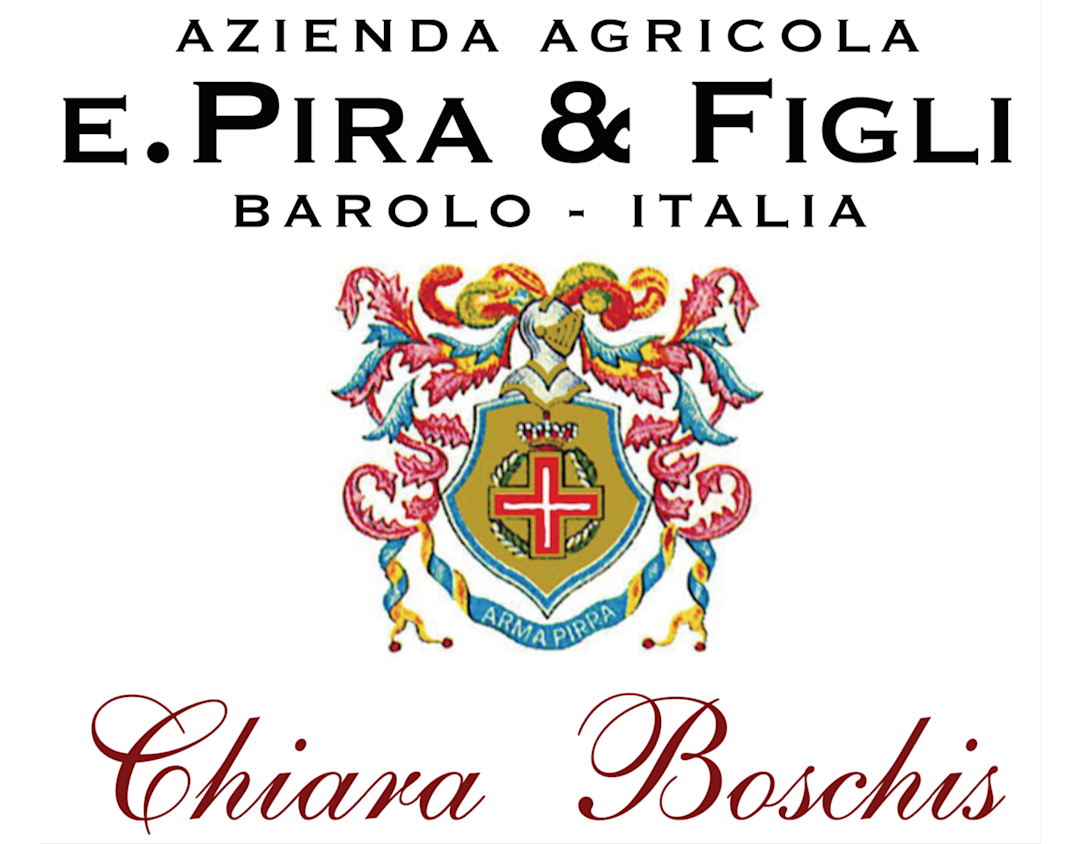 The E. Pira e Figli crest and Chiara Boschis signature